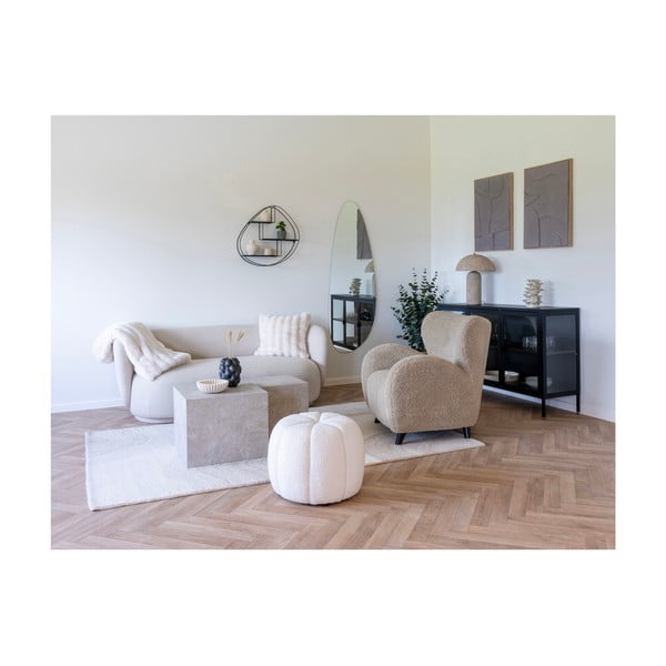 Covor crem țesut manual din lână 160x230 cm Surat – House Nordic-image-1