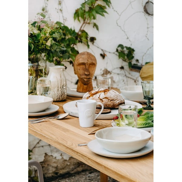 Cană din gresie ceramică Costa Nova, 300 ml, alb-image-1