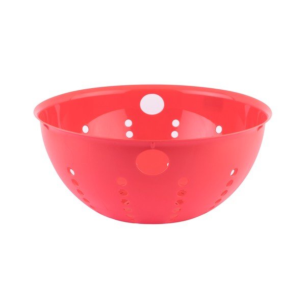 Strecurătoare din plastic Tantitoni Candy, ⌀ 28 cm, roșu
