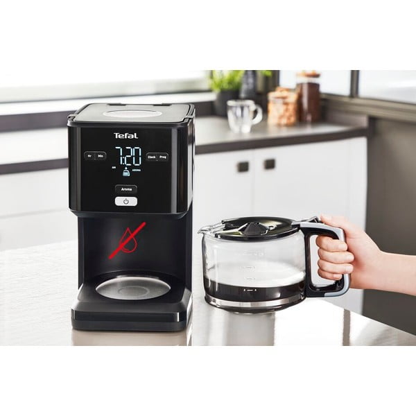 Cafetieră cu filtru negru Smart'n'light CM600810 – Tefal-image-1