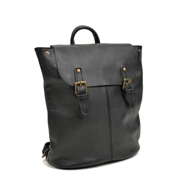 Rucsac din piele Roberta M Misco, negru-image-4
