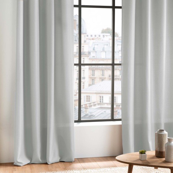 Draperie gri deschis 140x260 cm Essentiel – douceur d'intérieur-image-1