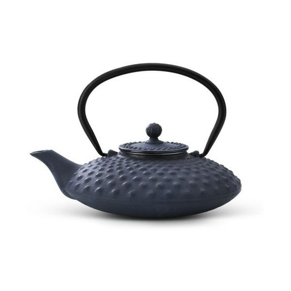 Ceainic din fontă cu infuzor Bredemeijer Xilin, 0,8 litri, albastru