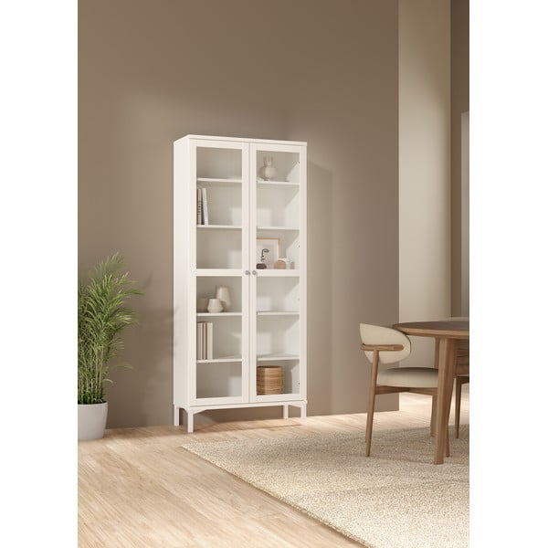 Vitrină albă 89x203 cm Roma – Tvilum-image-1