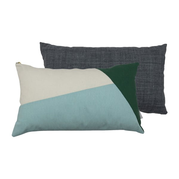 Set 2 perne Karup Deco Cushion Pattern/Dark Grey, 45 x 25 cm