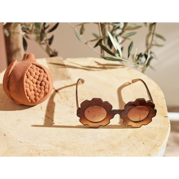 Ochelari de soare de damă Sunnylife Daisy, maro-image-1