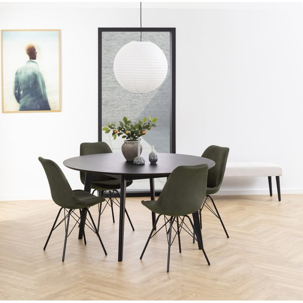 Scaun de sufragerie verde închis Eris - Actona-image-1