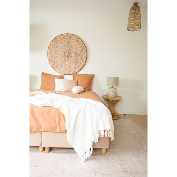 Pătură din bumbac 130x160 cm Slub – Tiseco Home Studio-image-1