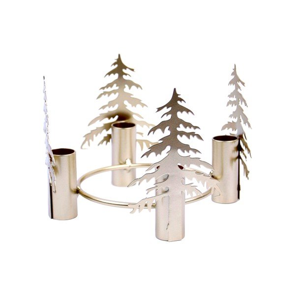 Sfeșnic pentru advent din metal Trees – Ego Dekor