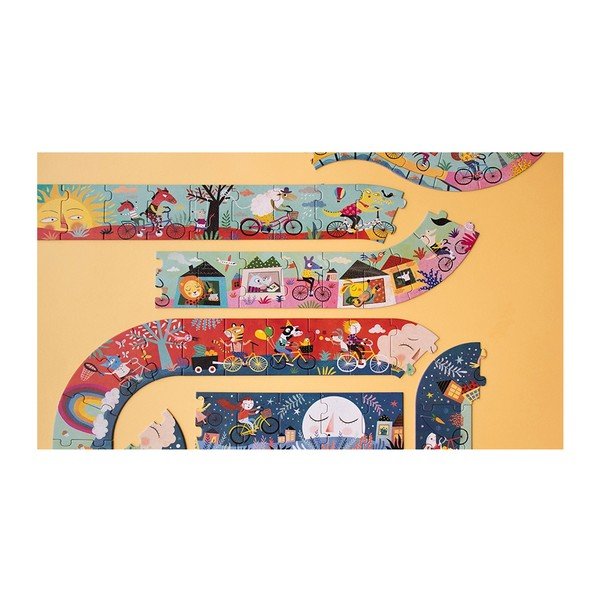 Puzzle lung Londji Pe bicicletă, 54 piese-image-1