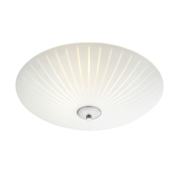 Plafonieră albă cu abajur din sticlă ø 43 cm Cut – Markslöjd