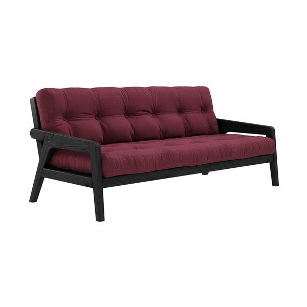 Canapea extensibilă roșie 204 cm Grab - Karup Design-image-3