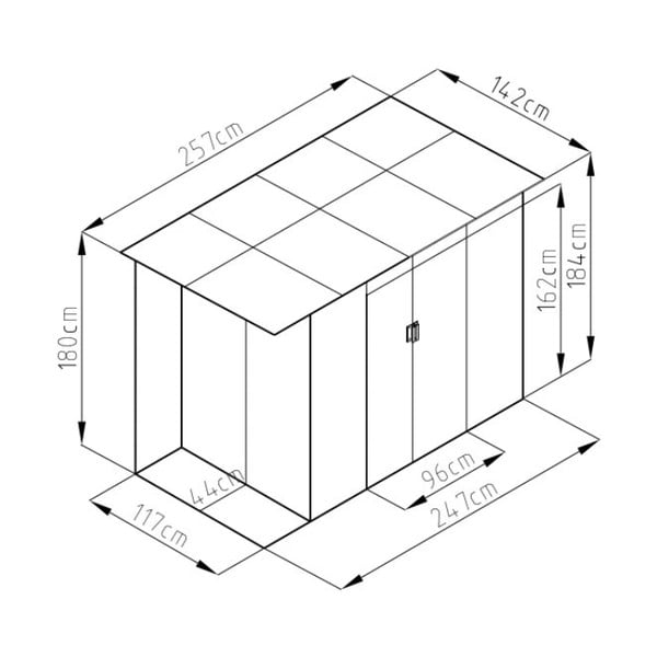 Căsuță de grădină Chester A - Rojaplast-image-3
