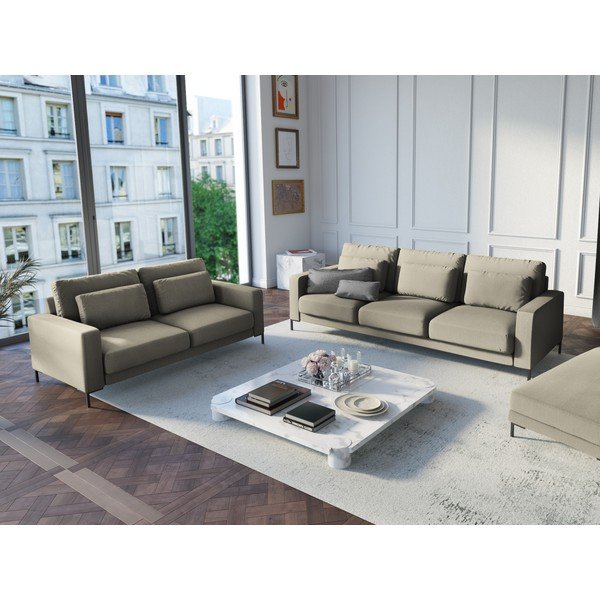 Canapea Interieurs 86 Seine, 220 cm, bej-image-1