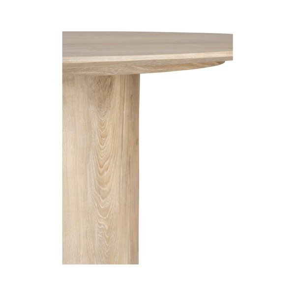 Masă de dining rotundă cu aspect de lemn de fag ø 110 cm Week – Ellos Home-image-2