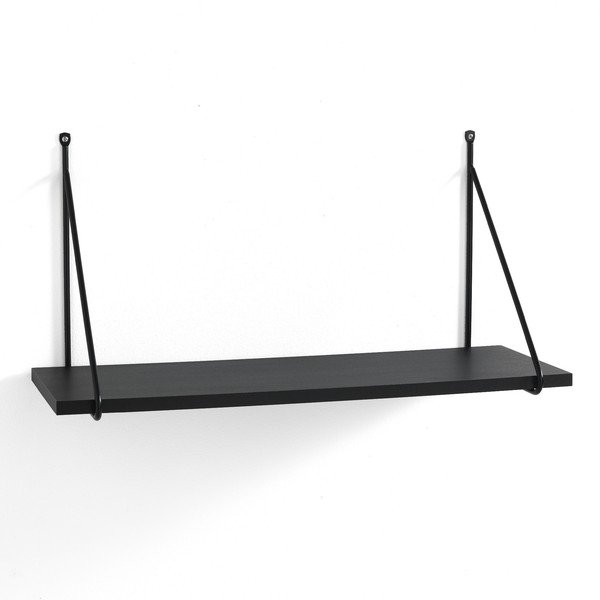 Raft de perete Tomasucci Fast, negru-image-3