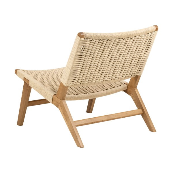 Fotoliu în culoare naturală țesut Carson – Actona-image-3