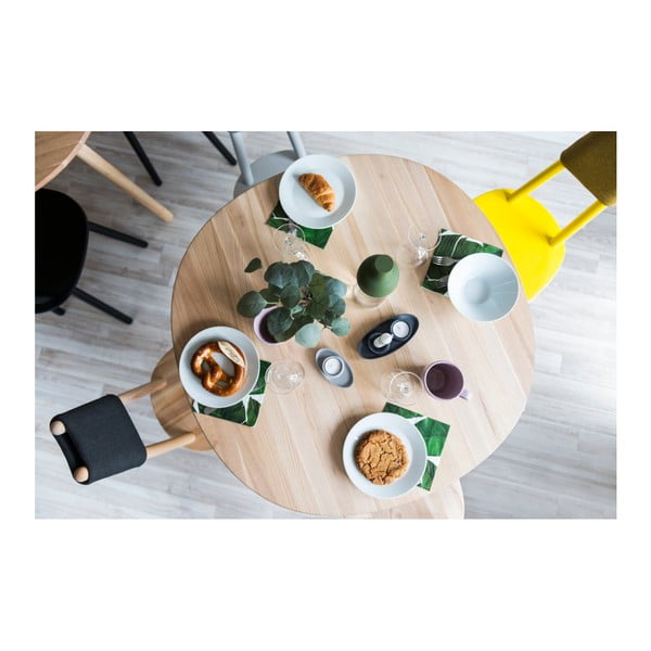 Masă dining din lemn masiv EMKO Naïve, ø 90 cm, natural-image-4