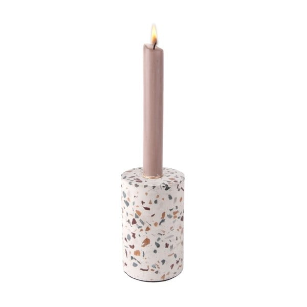 Sfeșnic artizanal PT LIVING Terrazzo Trois, înălțime  12,5 cm-image-2