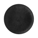 Farfurie din gresie ceramică Bloomingville Neri, ø 18 cm, negru