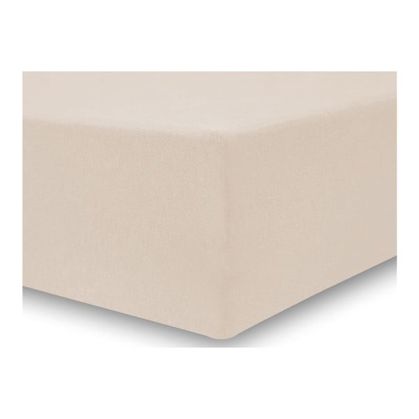 Cearșaf de pat cu elastic DecoKing Nephrite, 140–160 cm, bej-image-2