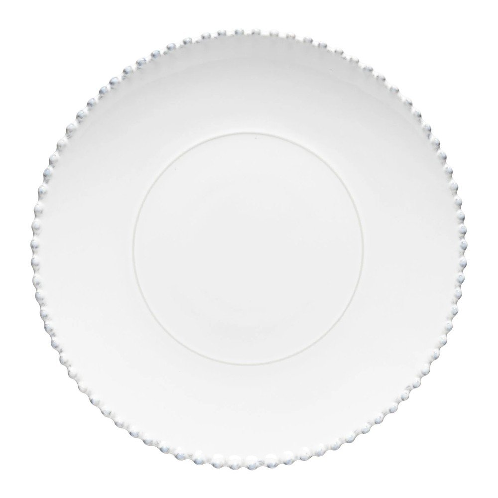 Farfurie albă din gresie ø 34 cm Pearl – Costa Nova