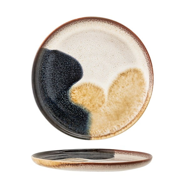 Farfurie desert din gresie ceramică Bloomingville Jules, ø 22 cm, multicolor-image-3