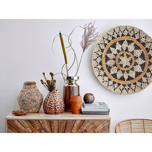 Vază din gresie Bloomingville Saifaldin, înălțime 19 cm, maro-image-1