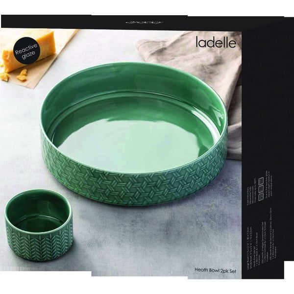 Boluri  turcoaz 2 buc. din porțelan ø 30 cm Heath Jade – Ladelle-image-4