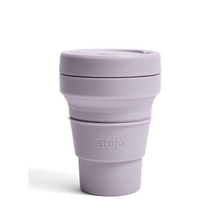 Cană de călătorie pliabilă Stojo Pocket, 335 ml, violet