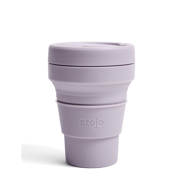 Cană de călătorie pliabilă Stojo Pocket, 335 ml, violet