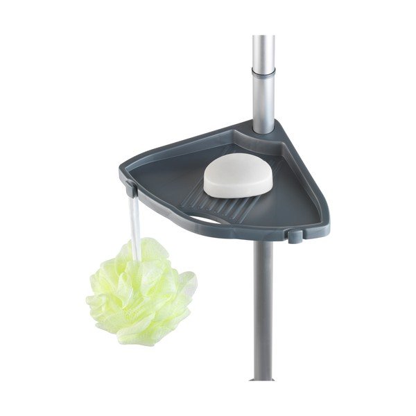 Raft telescopic pentru duș Wenko Compact, argintiu-image-2