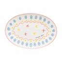 Tavă din gresie ceramică 31x45 cm Summer Bliss – Costa Nova