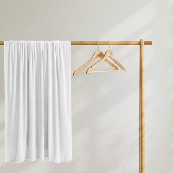 Pătură din microfibră DecoKing Mic, 160 x 210 cm, alb-image-4