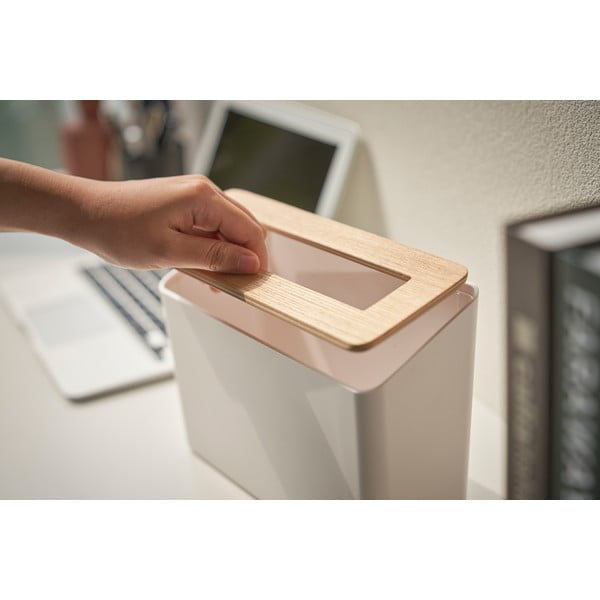 Coș de gunoi de birou Yamazaki Rin, 2,3 l, alb-image-3