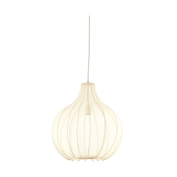 Lustră bej cu abajur textil ø 50 cm Elati – Light & Living