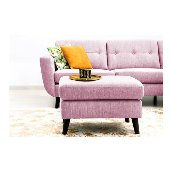 Taburet Vivonita Harlem, roz deschis-image-3