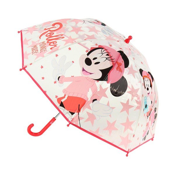 Umbrelă transparentă pentru copii Ambiance Minnie, ⌀ 71 cm