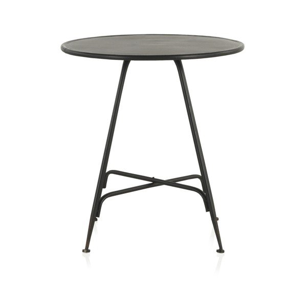 Masă de bar din metal Geese Industrial Style, înălțime 75 cm, negru-image-3