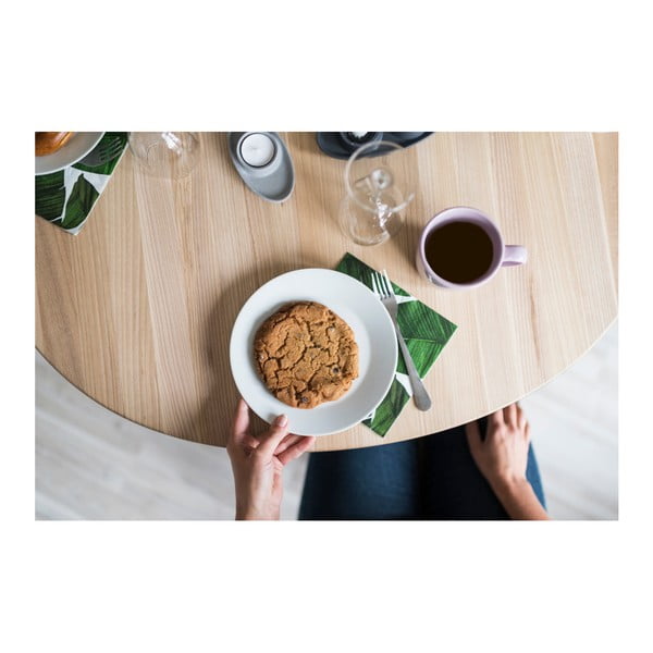 Masă dining din lemn masiv EMKO Naïve, ø 90 cm, natural-image-3