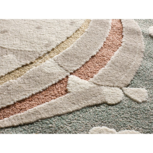 Covor pentru copii verde/bej 120x170 cm Clown – Universal-image-2