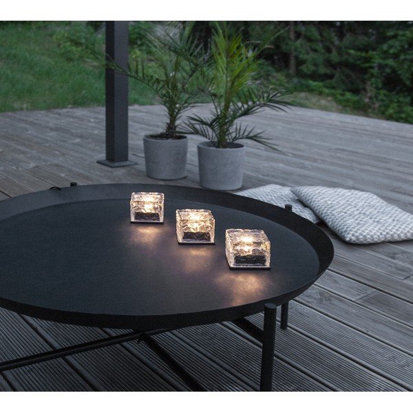Lumânări LED 3 buc. solare (înălțime 5,5 cm) pentru exterior Icecube – Star Trading-image-1