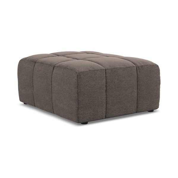 Taburet maro cu tapițerie din țesătură bouclé Aloha – Makamii-image-3