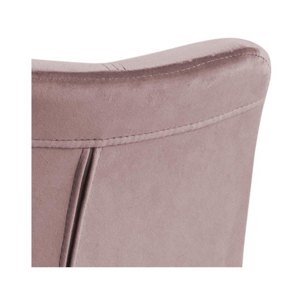 Scaun bar Actona Dima, roz pudră-image-1