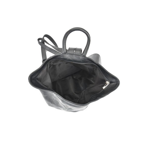 Rucsac din piele Anna Luchini, negru-image-4