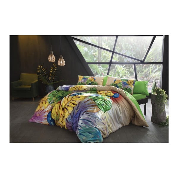 Lenjerie de pat cu cearşaf Bamboo Havana, 200 x 220 cm