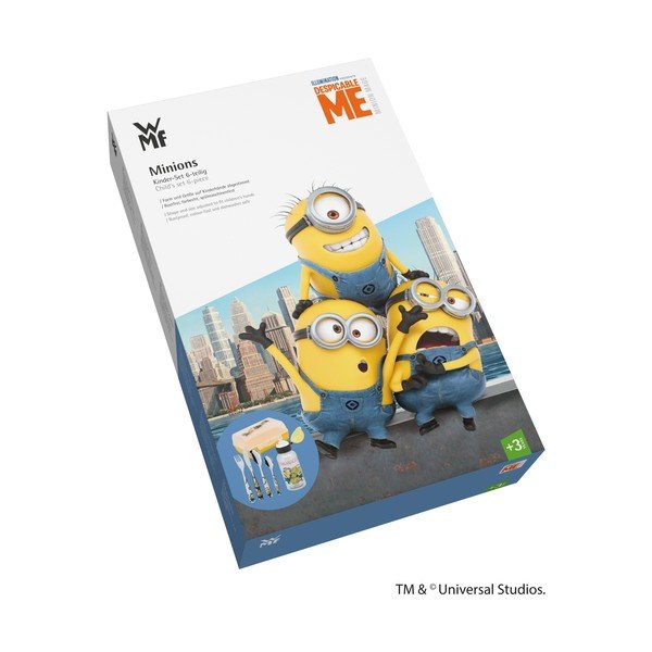 Set 6 piese de luat masa pentru copii WMF Minions-image-1