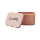 Cutie pentru gustare Design Letters Goodies, 8,2 x 6,8 cm, roz