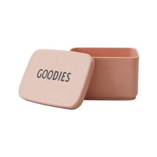 Cutie pentru gustare Design Letters Goodies, 8,2 x 6,8 cm, roz