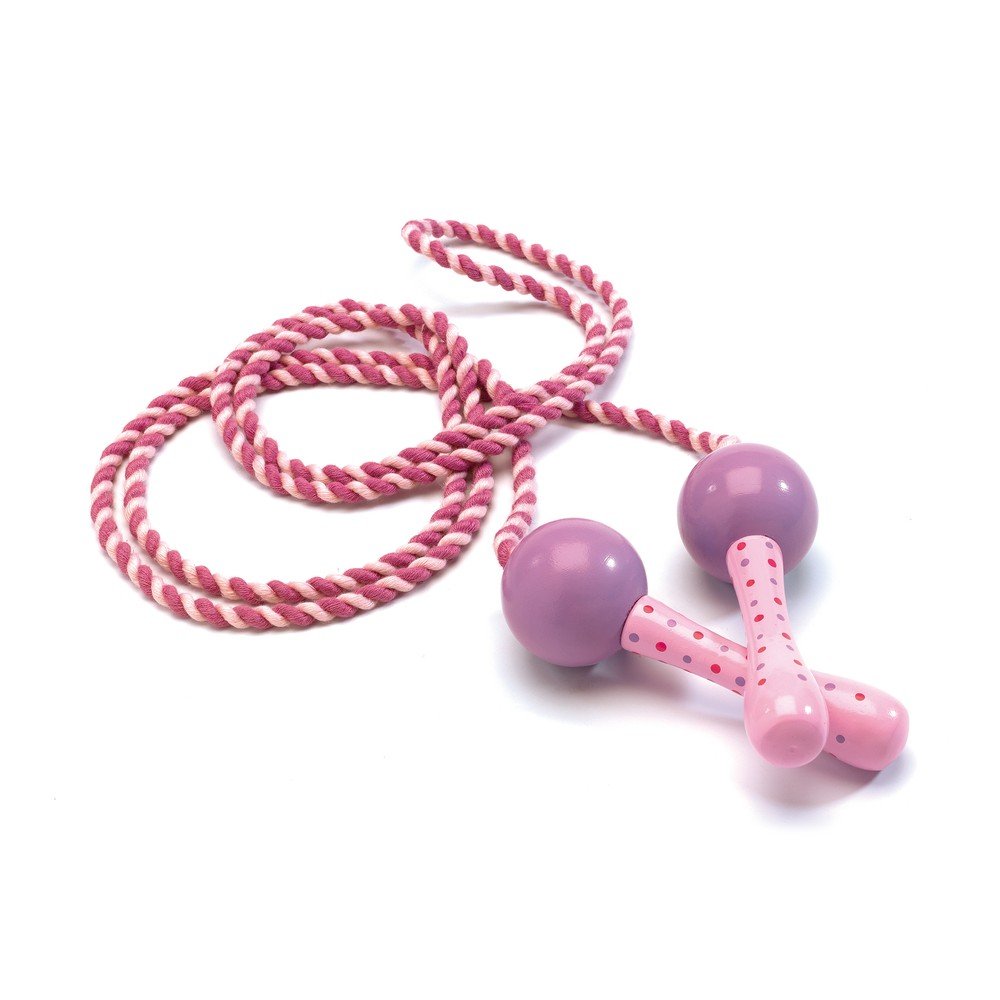 Coardă de sărit pentru copii Djeco Rosita, roz